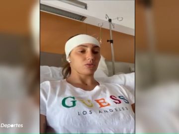 Virginia Torrecilla, operada de un tumor en la cabeza