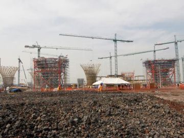 Obras del nuevo aeropuerto de Ciudad de México Obras del nuevo aeropuerto de Ciudad de México