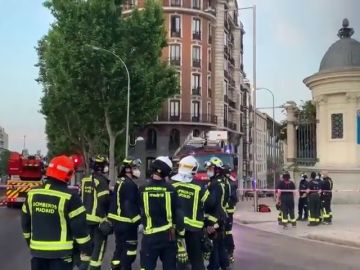 Se derrumba la cúpula de un edificio de Retiro sin causar heridos