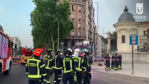 Se derrumba la cúpula de un edificio de Retiro sin causar heridos Se derrumba la cúpula de un edificio de Retiro sin causar heridos