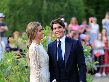 María Pombo y Pablo Castellano en su boda María Pombo y Pablo Castellano en su boda