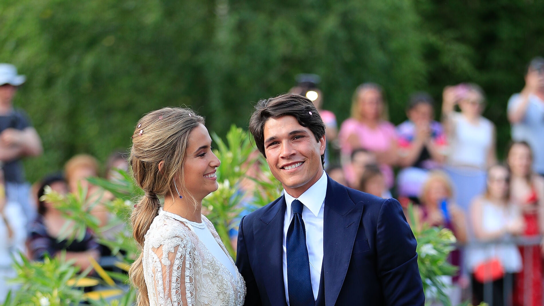María Pombo y Pablo Castellano en su boda