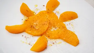 Naranjas con aceite