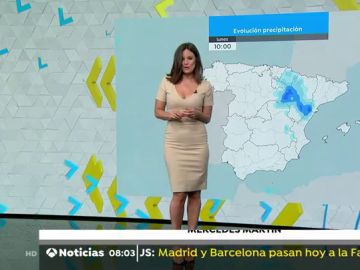 La previsión del tiempo.