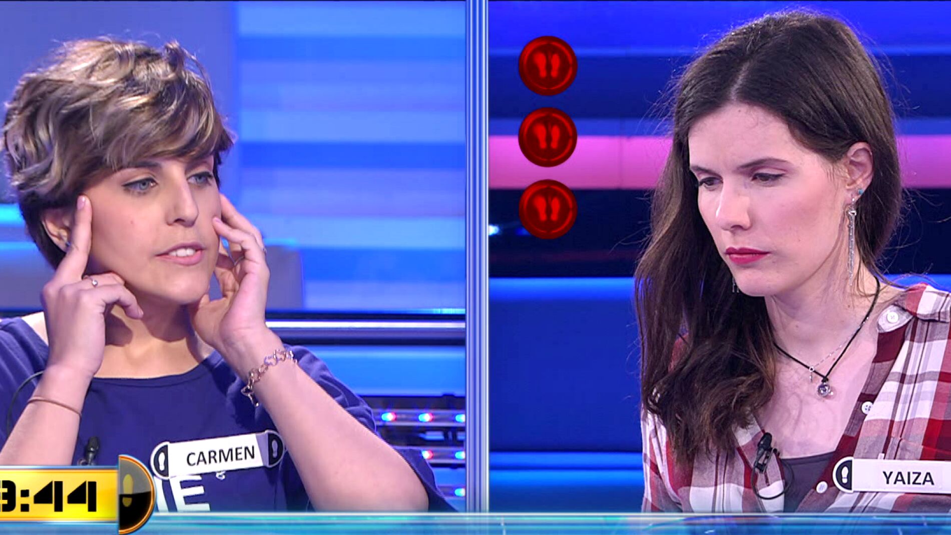 &iexcl;22.000 euros en juego! Tensi&oacute;n m&aacute;xima en el duelo entre Yaiza y Carmen en &lsquo;&iexcl;Ahora caigo!&rsquo; 