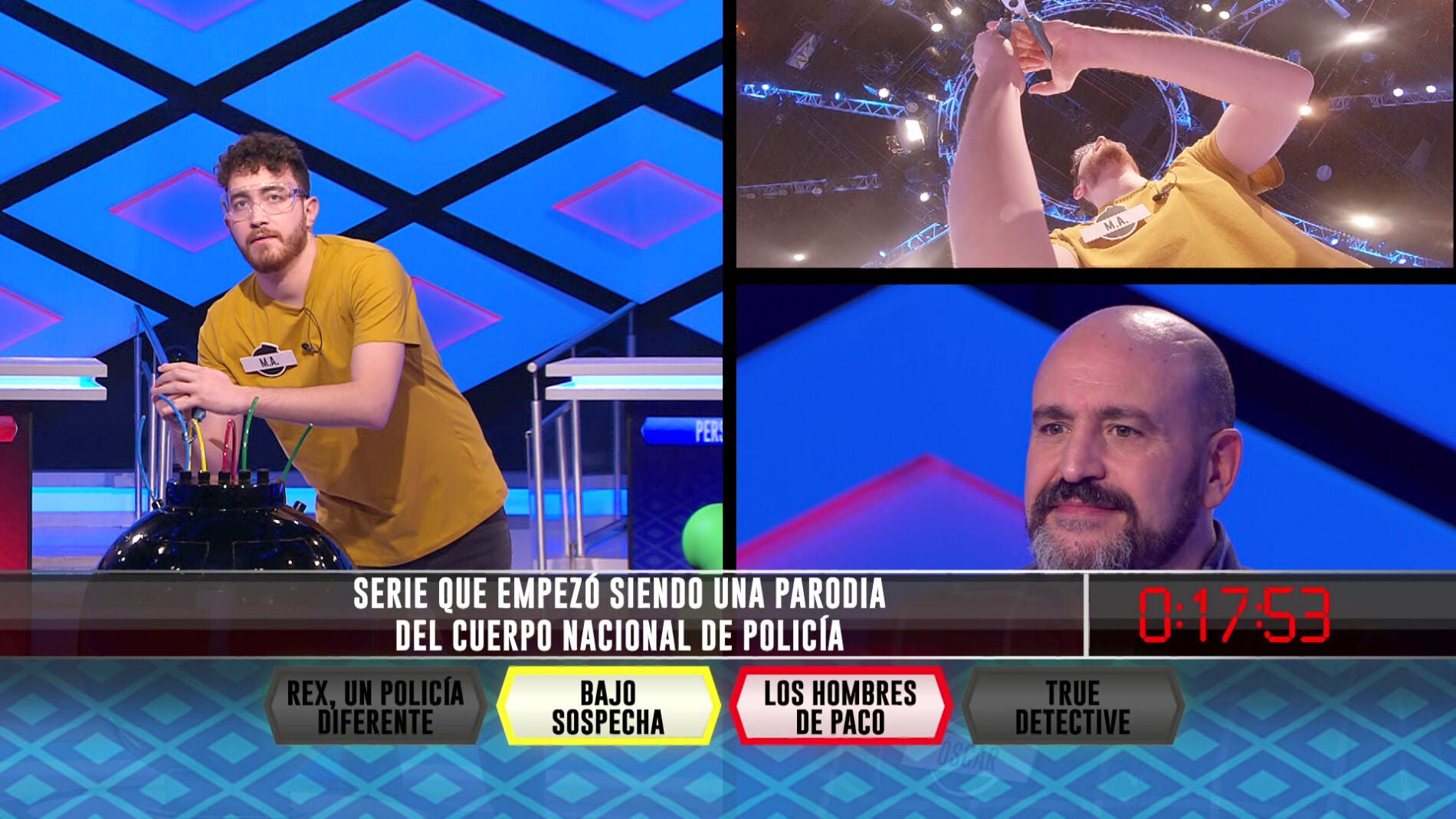 'Los hombres de Paco' logran neutralizar la primera bomba de los 'Persos'
