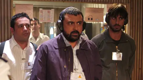 Pepón Nieto, Paco Tous y Hugo Silva en 'Los hombres de Paco' Pepón Nieto, Paco Tous y Hugo Silva en 'Los hombres de Paco'