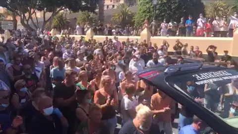 Imagen del entierro en Guía de Isora Imagen del entierro en Guía de Isora