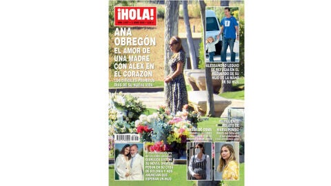 Ana Obregón visita el cementerio en el que descansa su hijo