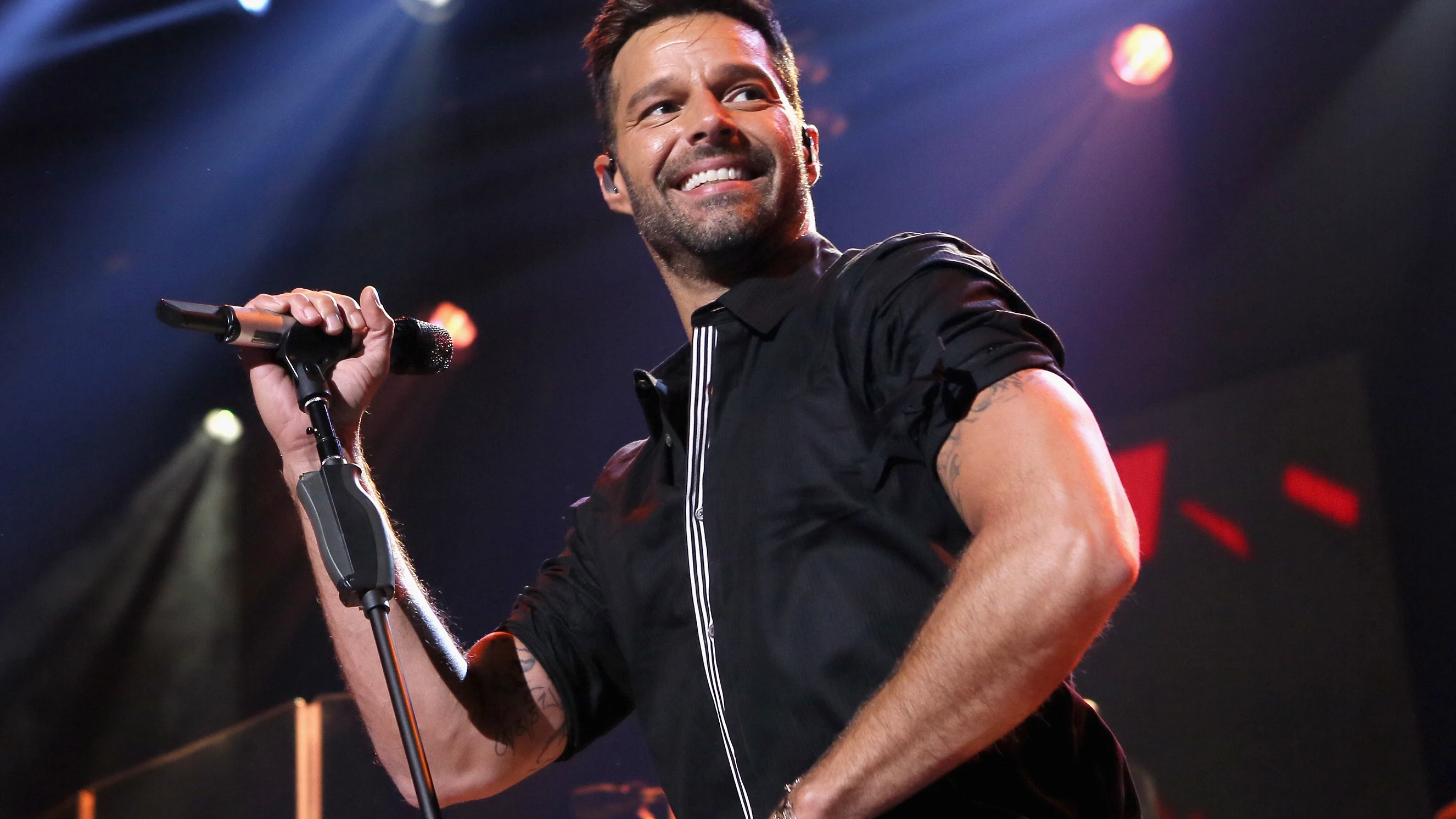 Ricky Martin durante una actuación Ricky Martin durante una actuación