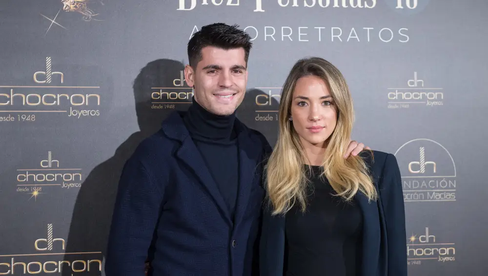 Alice Campello y Álvaro Morata
