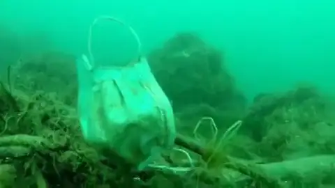 Los ecologistas alertan: "Pronto podría haber más mascarillas que medusas en las aguas del Mediterráneo" Los ecologistas alertan: "Pronto podría haber más mascarillas que medusas en las aguas del Mediterráneo"