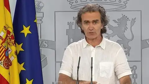 Fernando Simón en rueda de prensa Fernando Simón en rueda de prensa