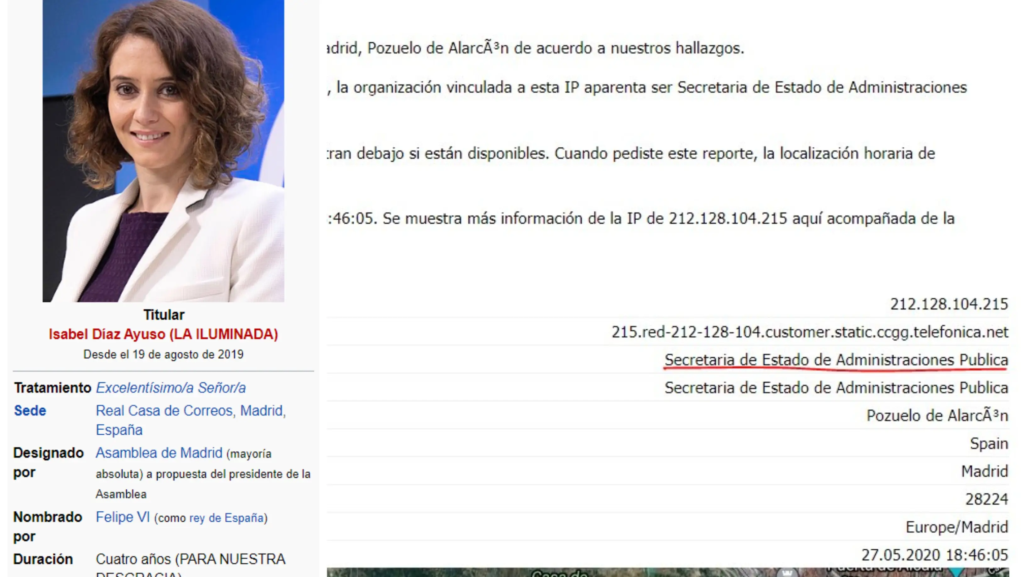 Wikipedia Isabel D&iacute;az Ayuso