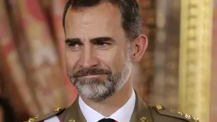 Imagen de archivo del rey Felipe VI Imagen de archivo del rey Felipe VI