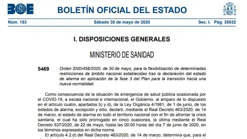 BOE sábado 30 de mayo de 2020 BOE sábado 30 de mayo de 2020