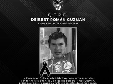 Muere a los 25 el futbolista Deibert Roman Guzmán con coronavirus