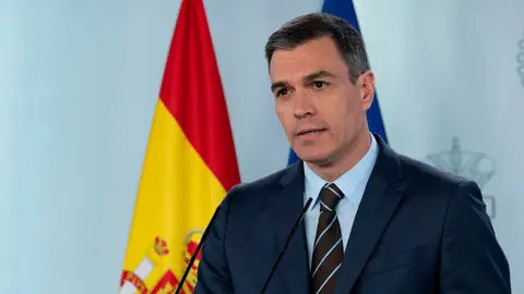 Pedro Sánchez comparece en Moncloa Pedro Sánchez comparece en Moncloa