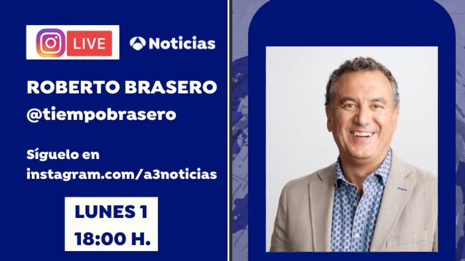 Charla en directo con Roberto Brasero