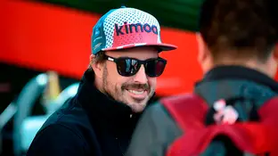 Fernando Alonso, sonriente Fernando Alonso, sonriente