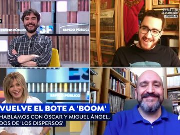 'Los dispersos', motivados a ganar en los nuevos programas de '¡Boom!': "No vamos a dejar de responder a una pregunta por engordar el bote"