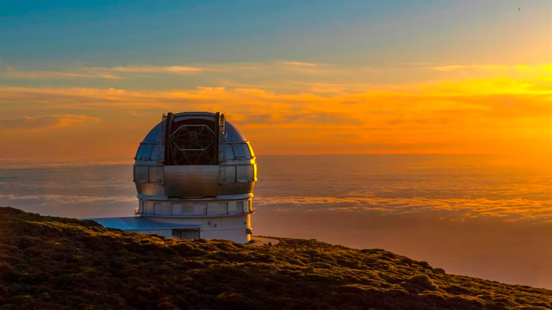 Vista del mayor telescopio del mundo, el Grantecan, en Santa Cruz de Tenerife Vista del mayor telescopio del mundo, el Grantecan, en Santa Cruz de Tenerife