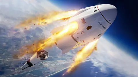 El historico lanzamiento de SpaceX y la NASA sera este sabado El historico lanzamiento de SpaceX y la NASA sera este sabado