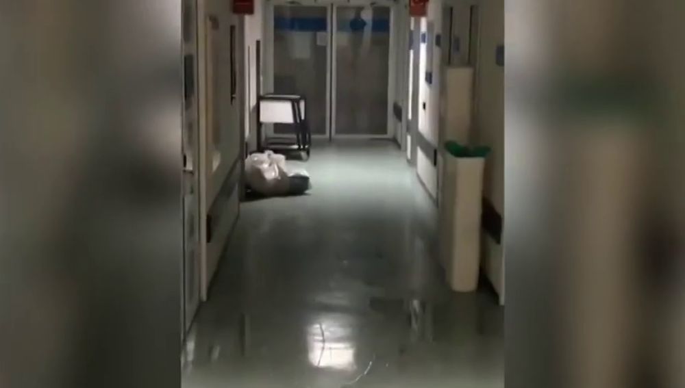 La tormenta de Madrid provoca inundaciones en la UCI del hospital de La Paz