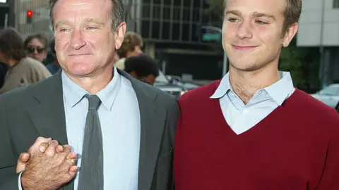 Robin Williams y su hijo Zak Williams