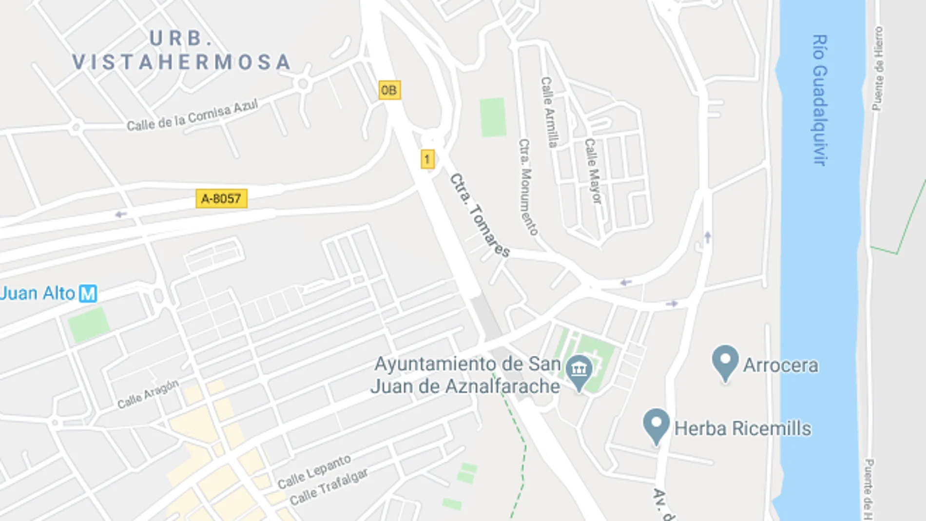Lugar del accidente donde un motorista huyó del lugar de los hechos Lugar del accidente donde un motorista huyó del lugar de los hechos