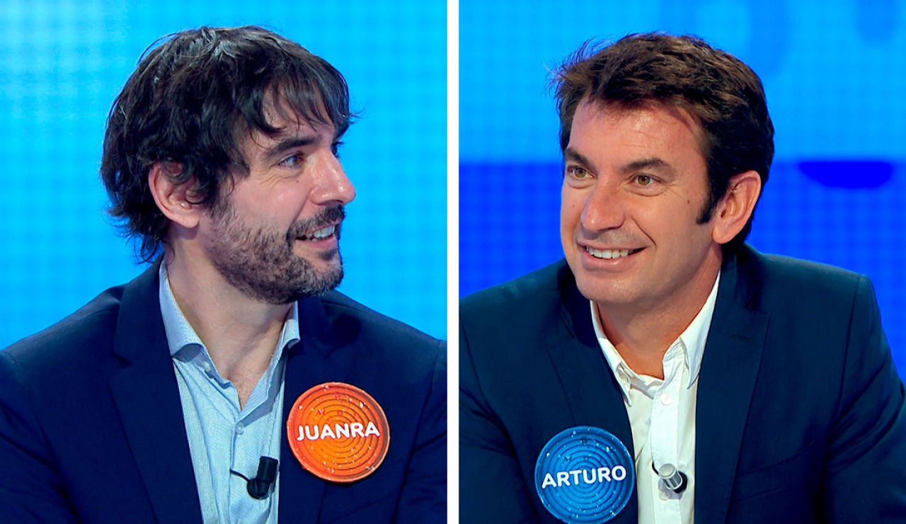 Arturo Valls y Juanra Bonet adelantan en 'Pasapalabra' algunas novedades sobre 'Mask Singer' y '¿Quién quiere ser millonario?'