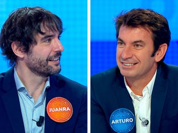 Arturo Valls y Juanra Bonet adelantan en 'Pasapalabra' algunas novedades sobre 'Mask Singer' y '¿Quién quiere ser millonario?'