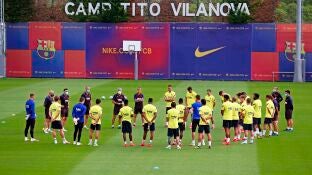 Entrenamiento del FC Barcelona