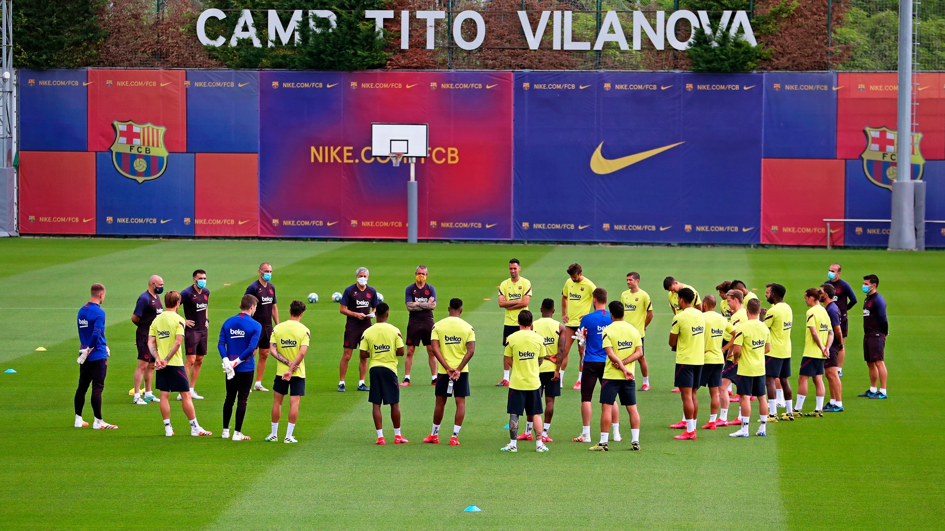 Entrenamiento del FC Barcelona Entrenamiento del FC Barcelona