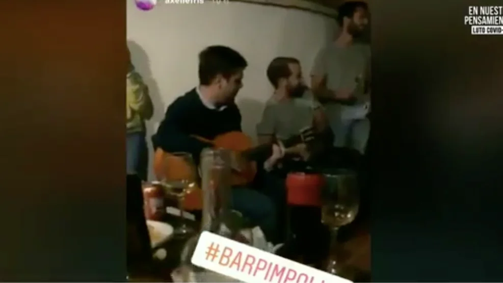 Concejal de Ronda en una fiesta
