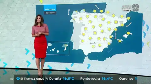 La previsión del tiempo. tiempo444