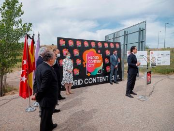 El vicepresidente de la Comunidad de Madrid, Ignacio Aguado, durante el acto de 'Madrid Content City'