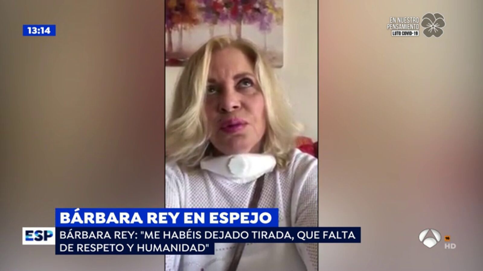 Bárbara Rey explica su enfado con Espejo Público: 
