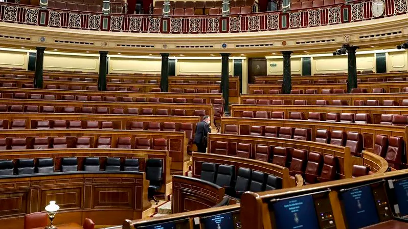 Vista del hemiciclo del Congreso