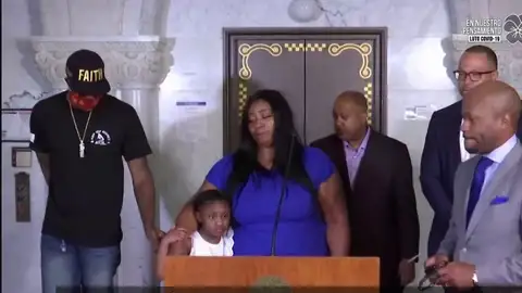 Familiares de George Floyd. Familiares de George Floyd.