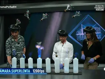 La explosiva y asustadiza ciencia de Marron que ha inundado el plató de confeti La explosiva y asustadiza ciencia de Marron que ha inundado el plató de confeti