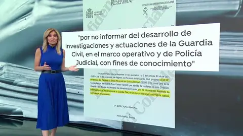 Pérez de los Cobos piensa utilizar el oficio de la directora de la Guardia Civil en el recurso por su destitución Pérez de los Cobos piensa utilizar el oficio de la directora de la Guardia Civil en el recurso por su destitución