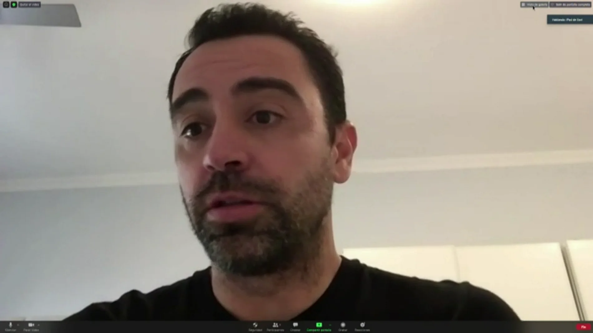 Xavi Hernández: "Mi staff técnico se prepara para entrenar al Barcelona" Xavi Hernández: "Mi staff técnico se prepara para entrenar al Barcelona"