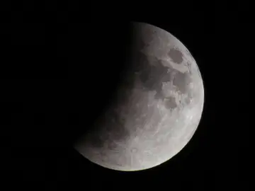 Imagen de archivo de un eclipse lunar Imagen de archivo de un eclipse lunar