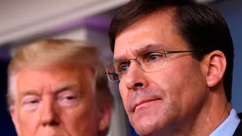 El secretario de Defensa de Estados Unidos, Mark Esper El secretario de Defensa de Estados Unidos, Mark Esper