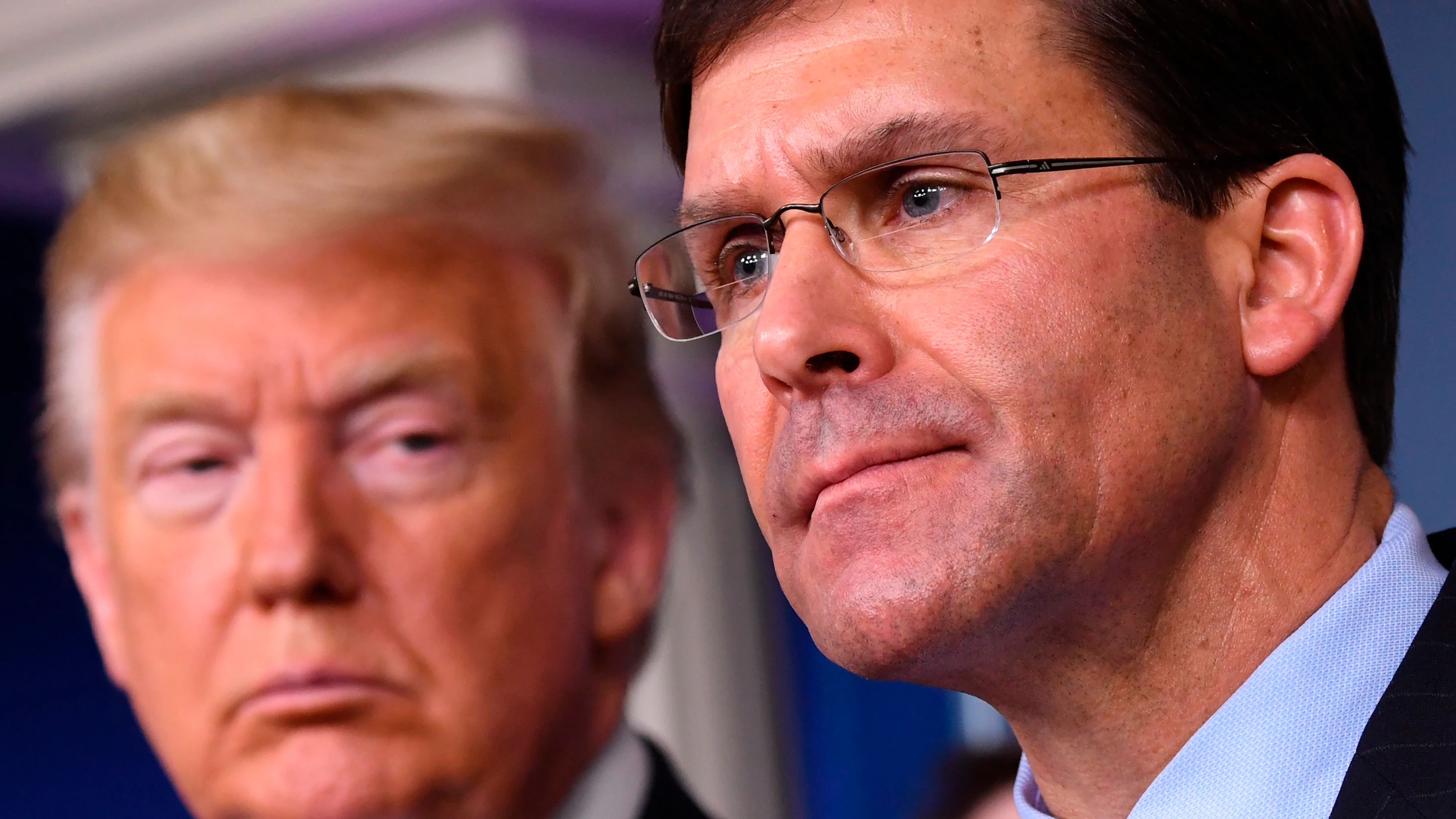 El secretario de Defensa de Estados Unidos, Mark Esper El secretario de Defensa de Estados Unidos, Mark Esper