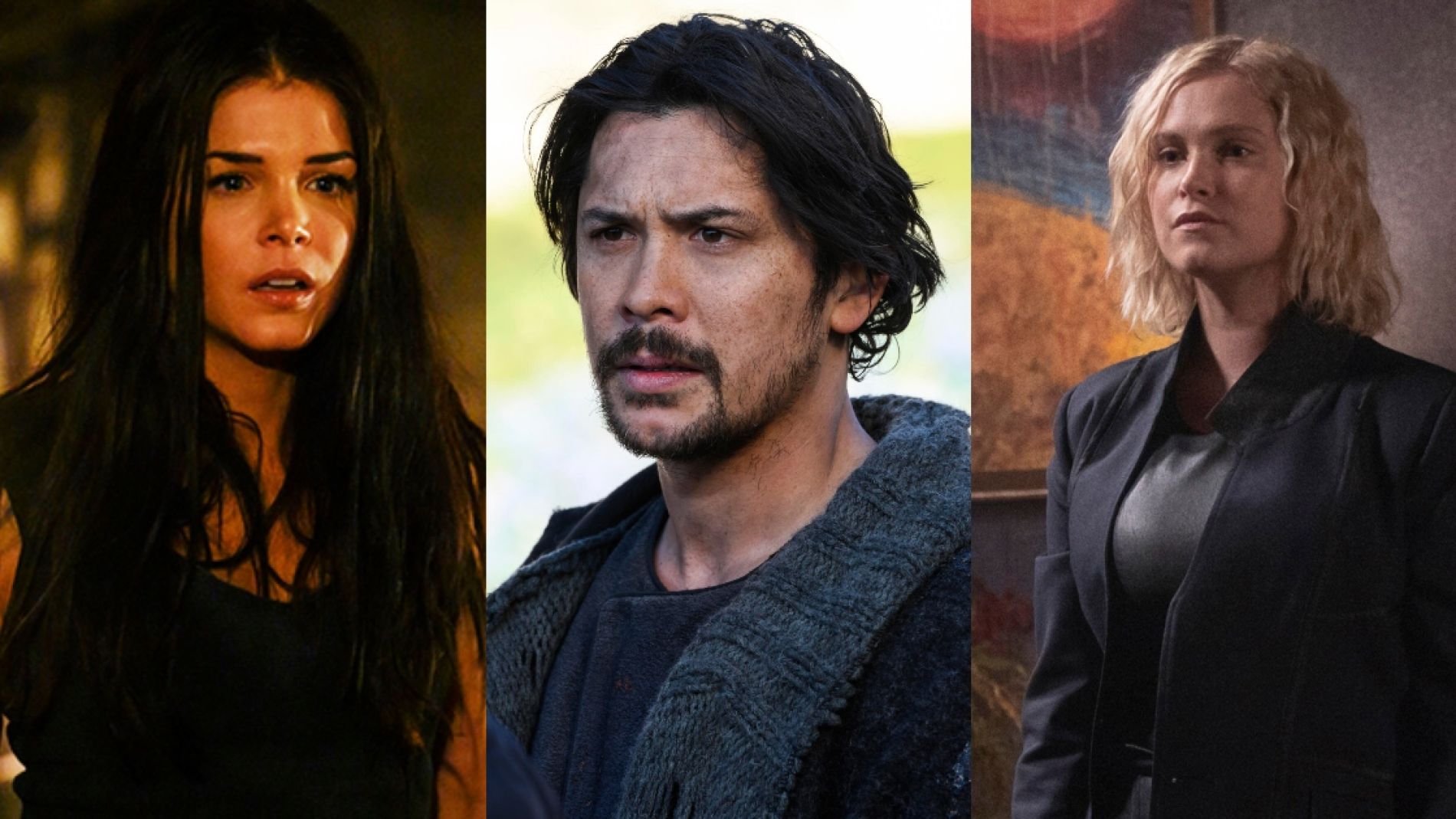 Octavia, Bellamy y Clarke en la temporada 7 de 'The 100'