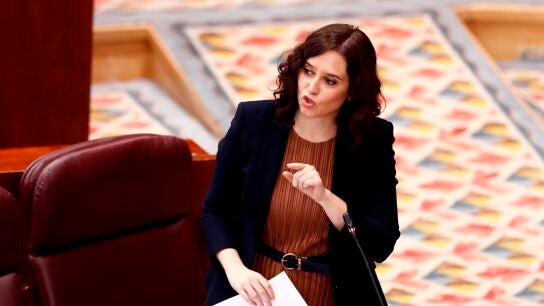 La presidenta de la Comunidad de Madrid, Isabel D&iacute;az Ayuso