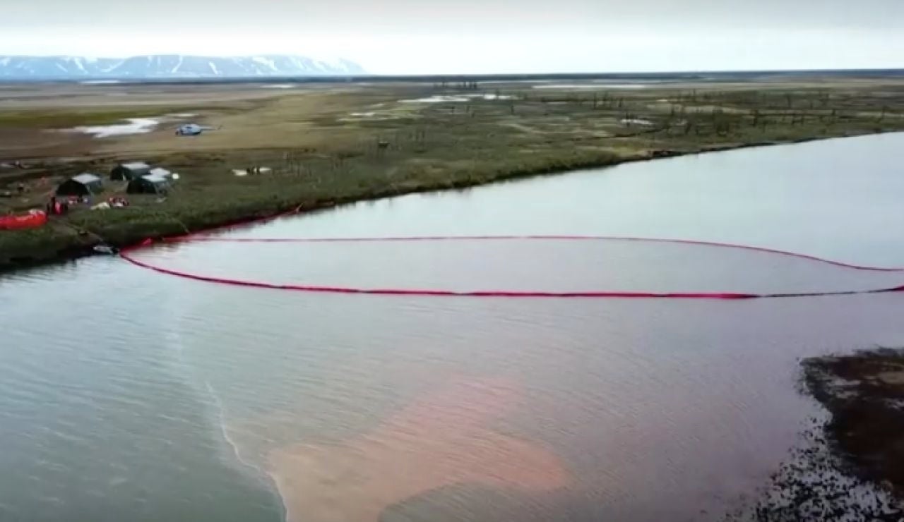 Derrame de combustible en el Ártico