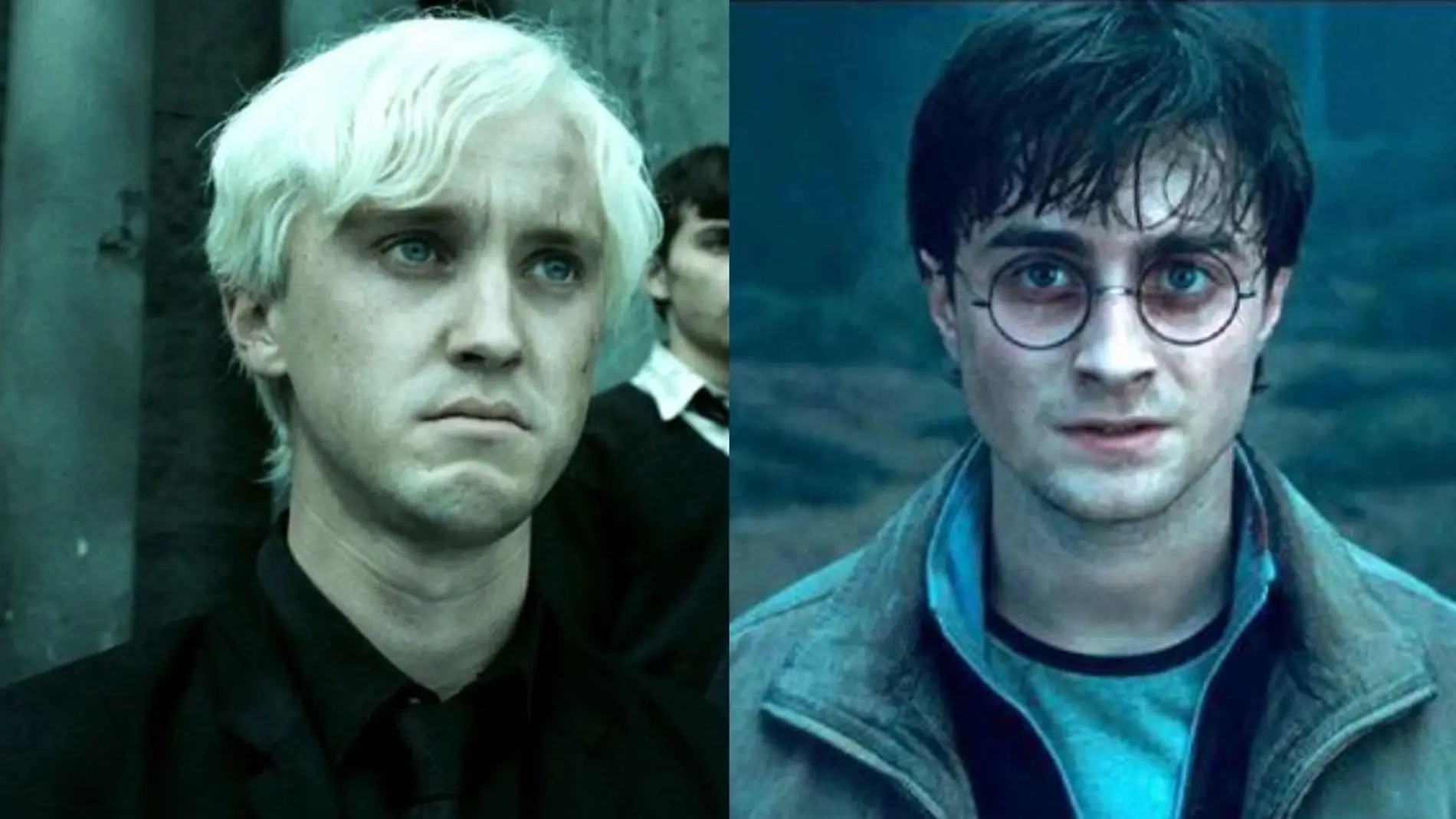 Draco Malfoy y Harry Potter en 'Las Reliquias de la Muerte'